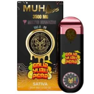 Sour Yuzu Pear Muha Meds Vape Gen 3