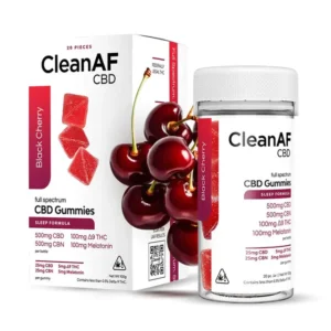 Black Cherry THC Sleep Gummies
