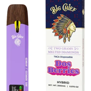 Dos Berries Big Chief Melted Diamond THCA Disposable 2G