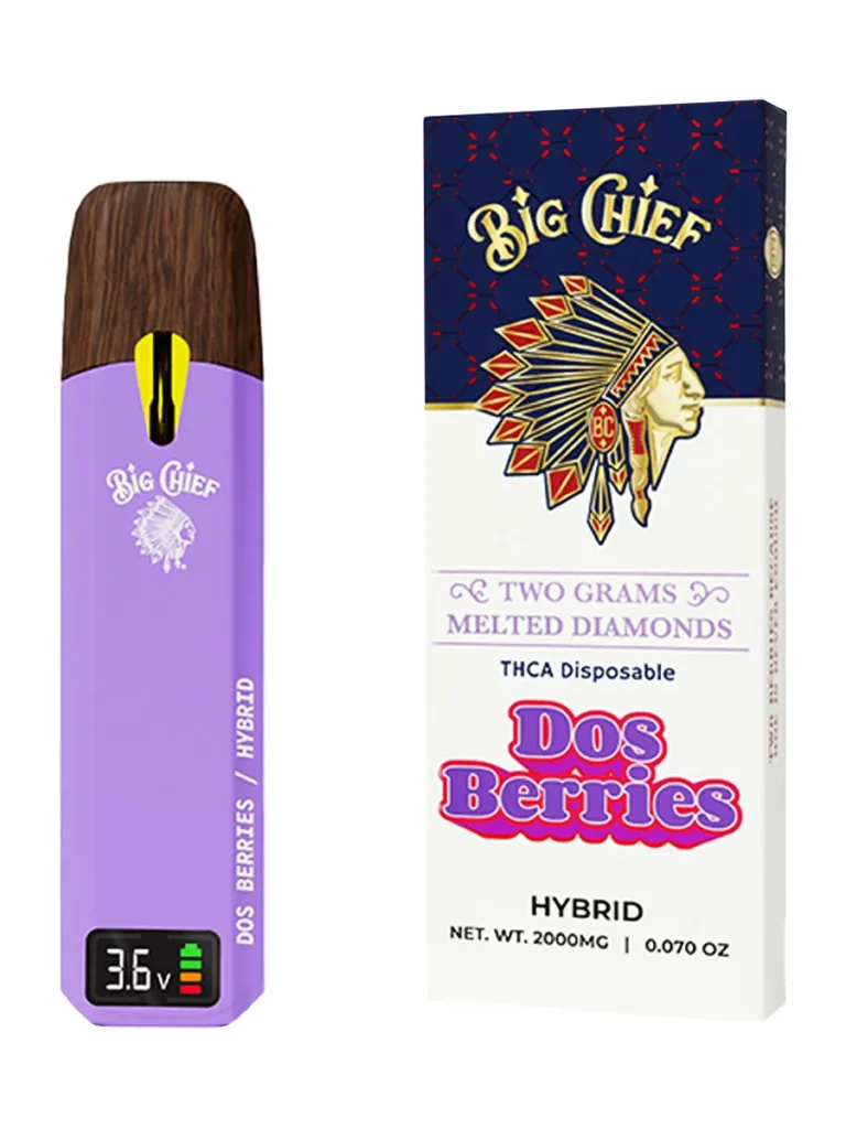 Dos Berries Big Chief Melted Diamond THCA Disposable 2G